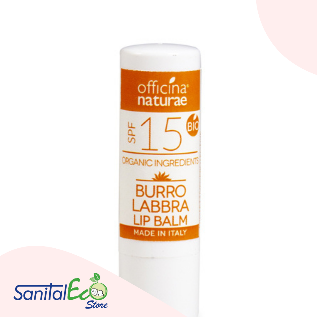 BURRO LABBRA BIO SOLARE SPF15 OFFICINA NATURAE