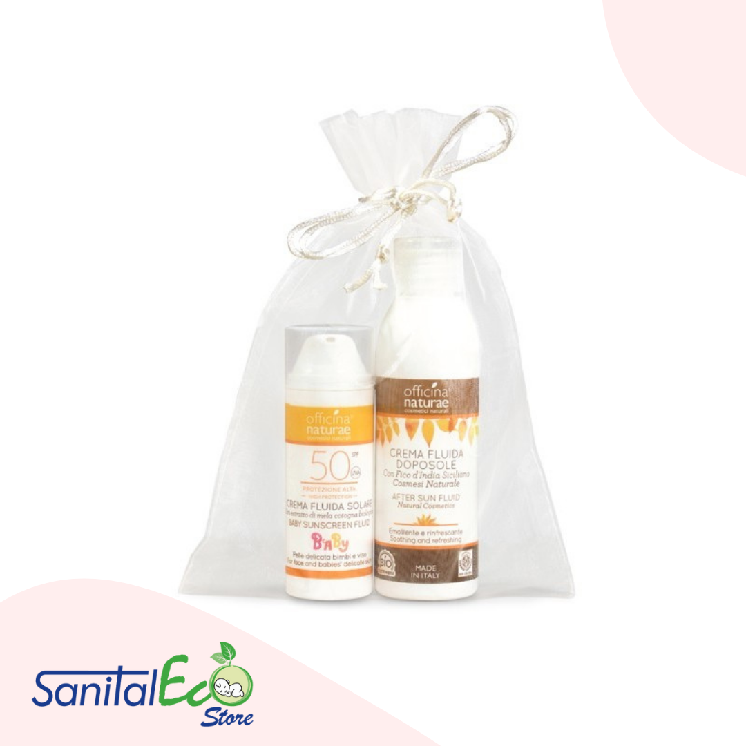 KIT SOLARE BABY OFFICINA NATURAE (crema SPF 50+ doposole)