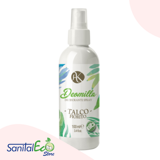 DEOMILLA TALCO FIORITO BIO DEODORANTE SPRAY ALKEMILLA