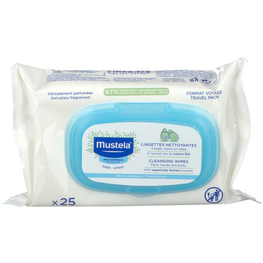 MUSTELA-SALVIETTINE PELLE NORMALE 25PZ